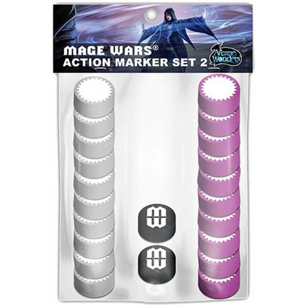 PREORDER Mage Wars Action Marker Set 2