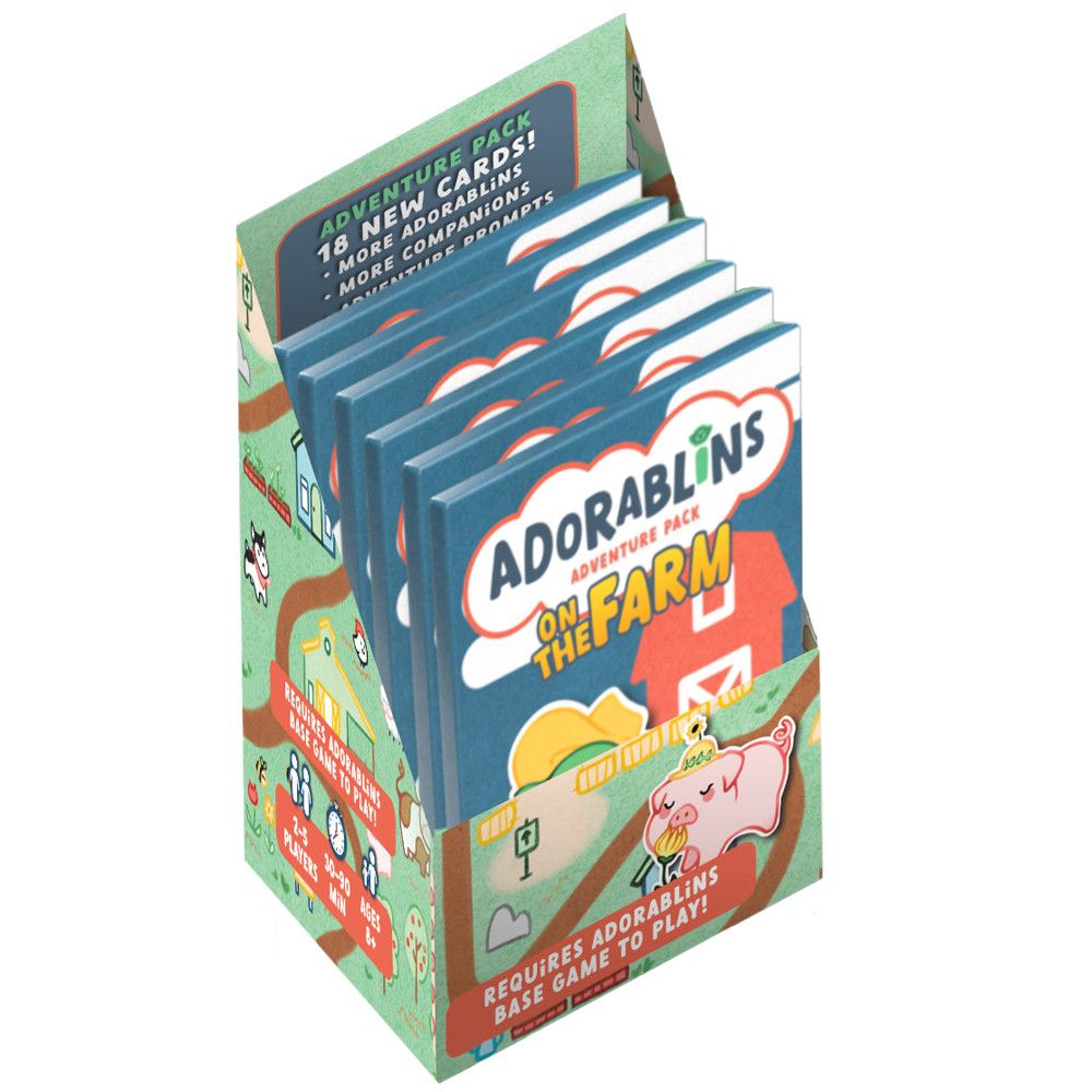 PREORDER Adorablins Adventure Pack 6 Pack display