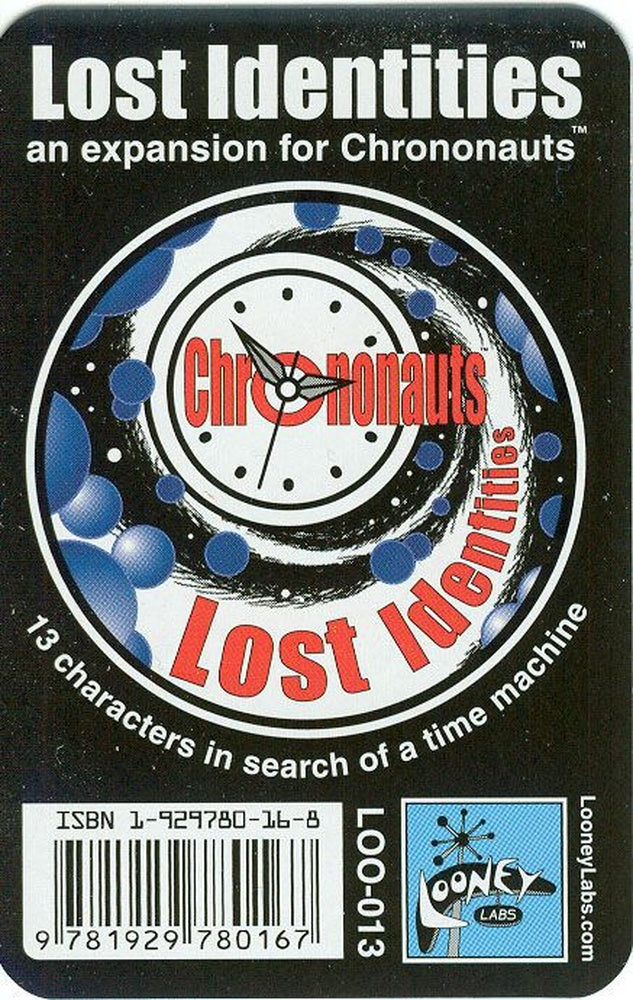 PREORDER Chrononauts Lost Identities