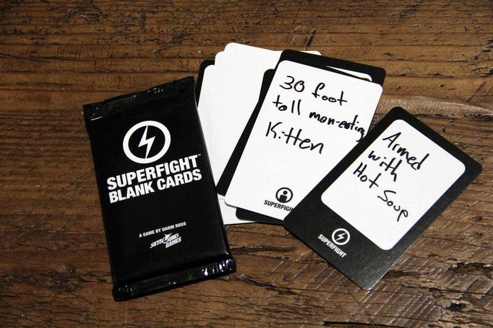 PREORDER Superfight Blank Cards