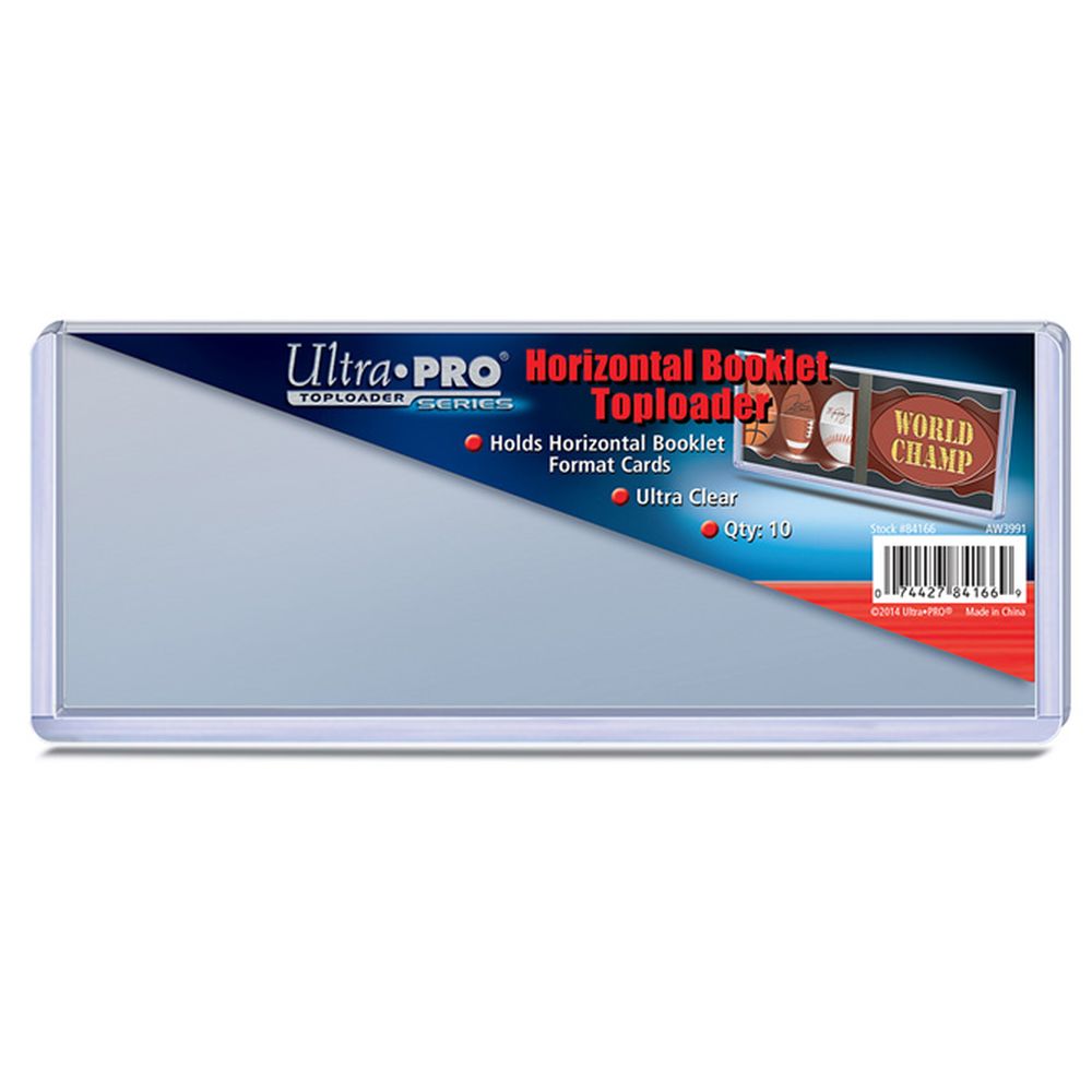 PREORDER Ultra Pro: UP84166 Horizontal Booklet Toploader 10ct