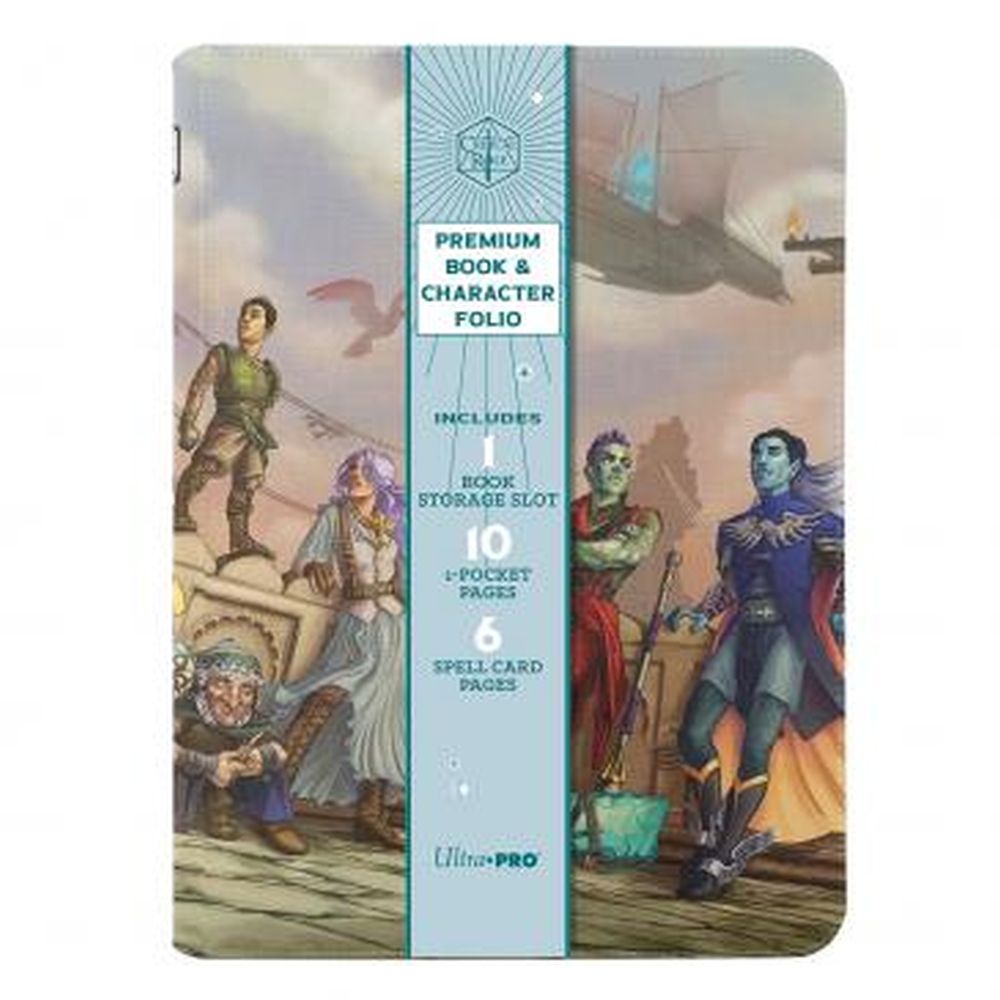 Ultra Pro: UP16097 Printed Leatherette Book Folio Featuring Bells Hells Team Lineup - Critical Role