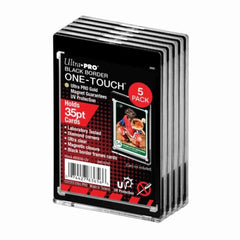 PREORDER Ultra Pro: UP83656 35PT Black Border UV ONE-TOUCH Magnetic Holder (5 ct retail pack)