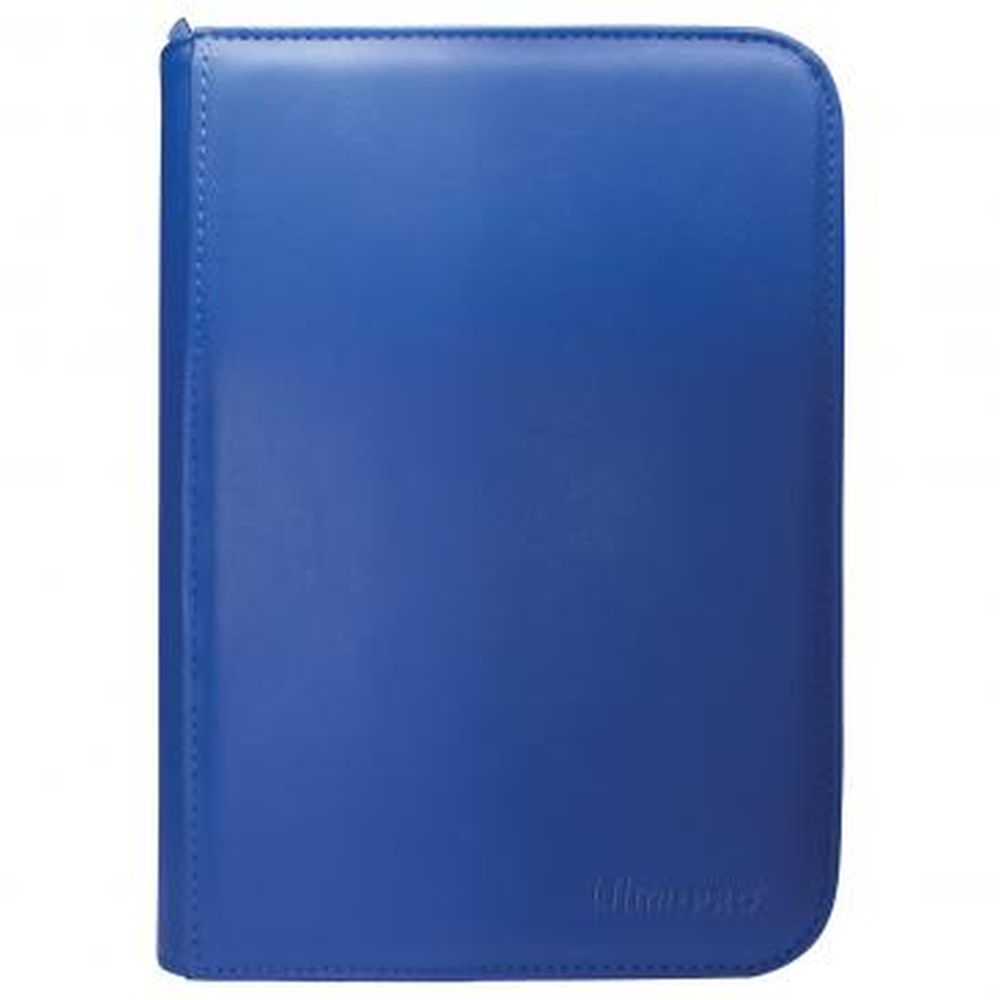 PREORDER Ultra Pro: UP15892 Vivid 4-Pocket Zippered PRO-Binder: Blue