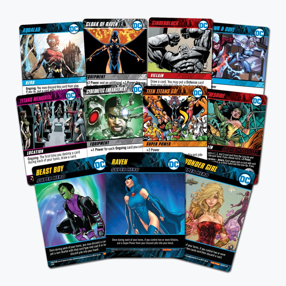 PREORDER Cryptozoic: DC Comics Deck-Building Game: Multiverse Edition - Teen Titans