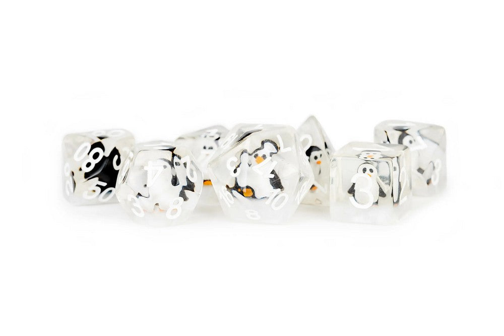 PREORDER FanRoll: Penguin Dice 16mm Resin Poly Dice Set