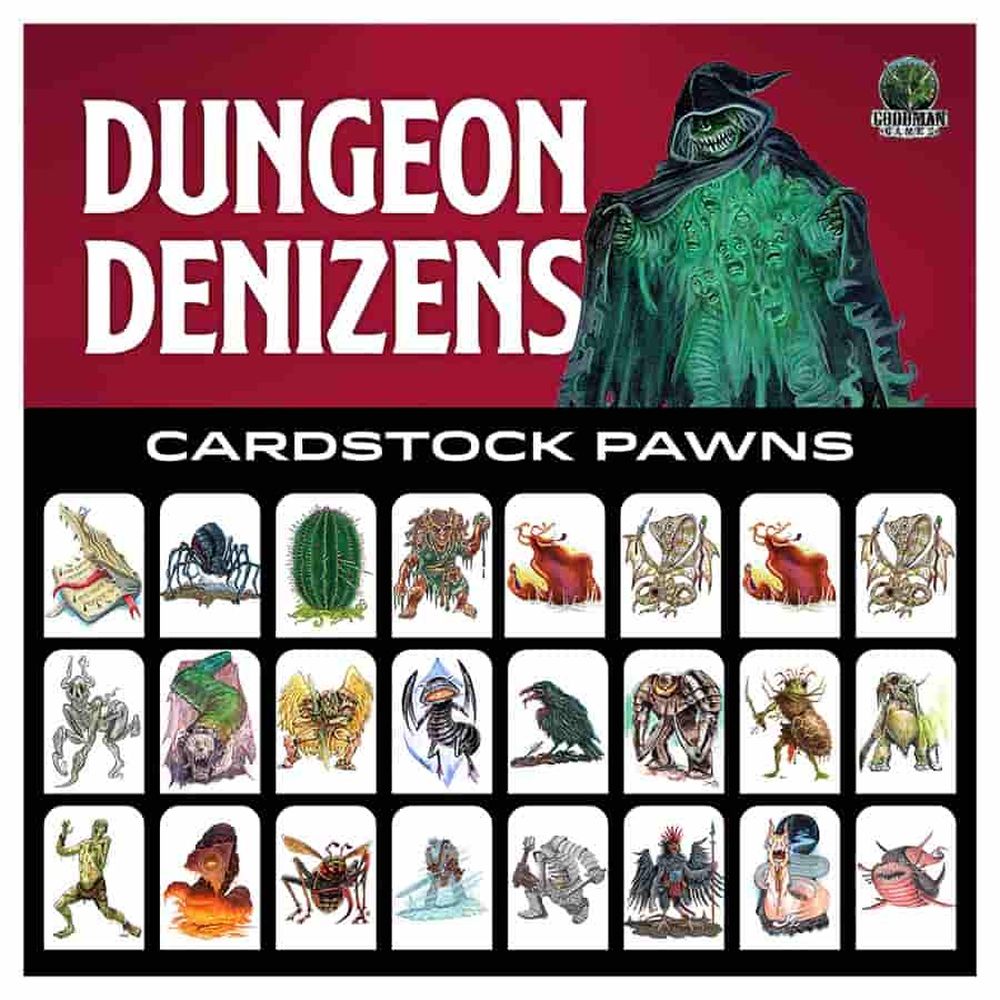 PREORDER D&D 5e - Dungeon Denizens Cardstock Pawns (System Neutral)