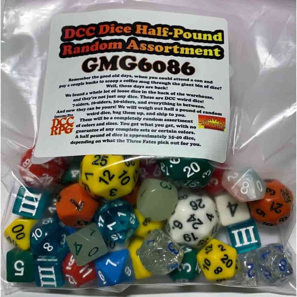 Dungeon Crawl Classics - Dice - DCC Dice Half Pound Random Assortment