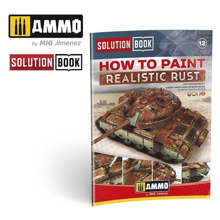PREORDER Ammo by MIG - Book - How To Paint Realistic Rust Solution Book 12