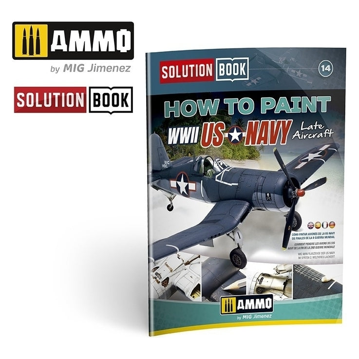 PREORDER Ammo by MIG - Book - How To Paint Us Navy Wwii Late Solution Book 14