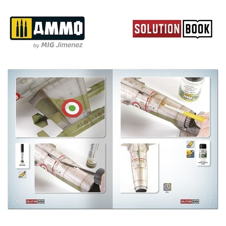 PREORDER Ammo by MIG - Book - How To Paint Italian Nato Aircrafts Solution Book 15