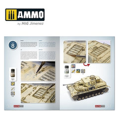 PREORDER Ammo by MIG - Book - Solution Book 19 - How To Paint Wwii German D.A.K .Vehicles