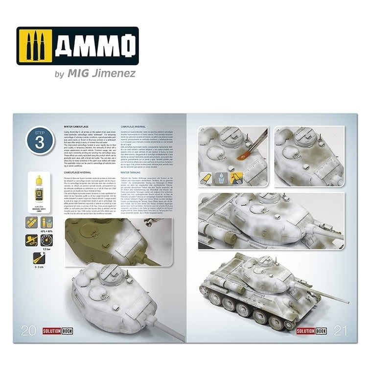 PREORDER Ammo by MIG - Book - Solution Book 20 - How To Paint Wwii Soviet Winter Vehicles