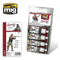 PREORDER Ammo by MIG - Sets - German Field Grey Uniforms Figures Set