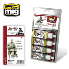 PREORDER Ammo by MIG - Sets - Soviet Uniforms Wwii Figures Set