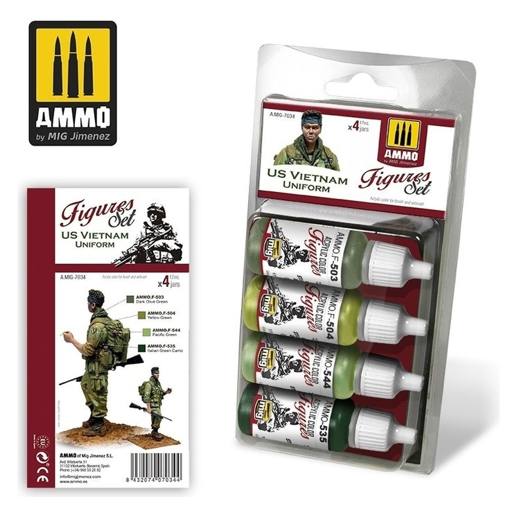 PREORDER Ammo by MIG - Sets - Us Vietnam Uniform Figures Set