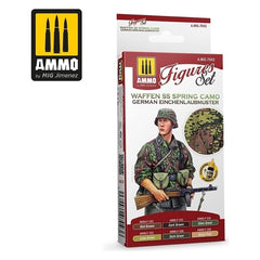 PREORDER Ammo by MIG - Sets - Waffen Ss Spring Camo. German Einchenlaubmuster Figures Set