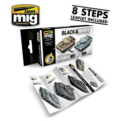 PREORDER Ammo by MIG - Sets - Black & White Technique Set