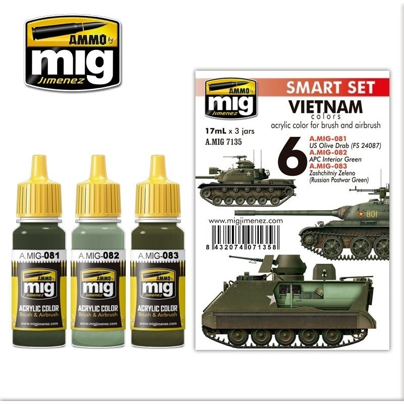 PREORDER Ammo by MIG - Sets - Vietnam Colors Set