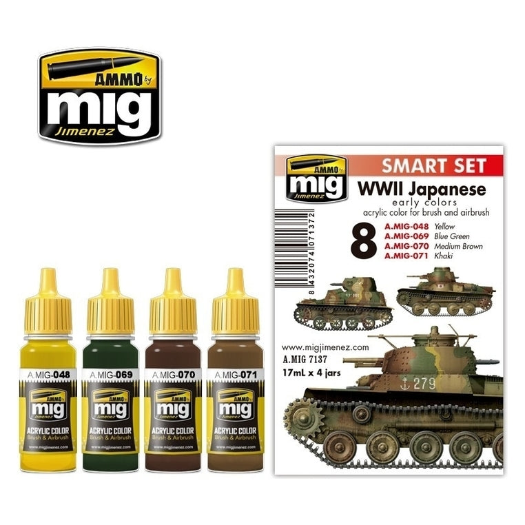 PREORDER Ammo by MIG - Sets - Wwii Japanese Early Colors Set