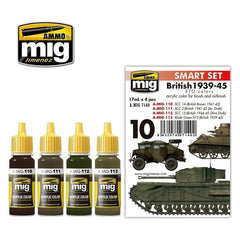 PREORDER Ammo by MIG - Sets - British 1939-45 Eto Colors Set
