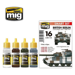 PREORDER Ammo by MIG - Sets - British Berlin Camouflage Colors 1988-1991 Set