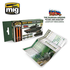 PREORDER Ammo by MIG - Sets - Mythical Russian Greens 1935-2016 Set