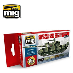 PREORDER Ammo by MIG - Sets - Modern Russian Camouflages Colors Vol. 2 Set