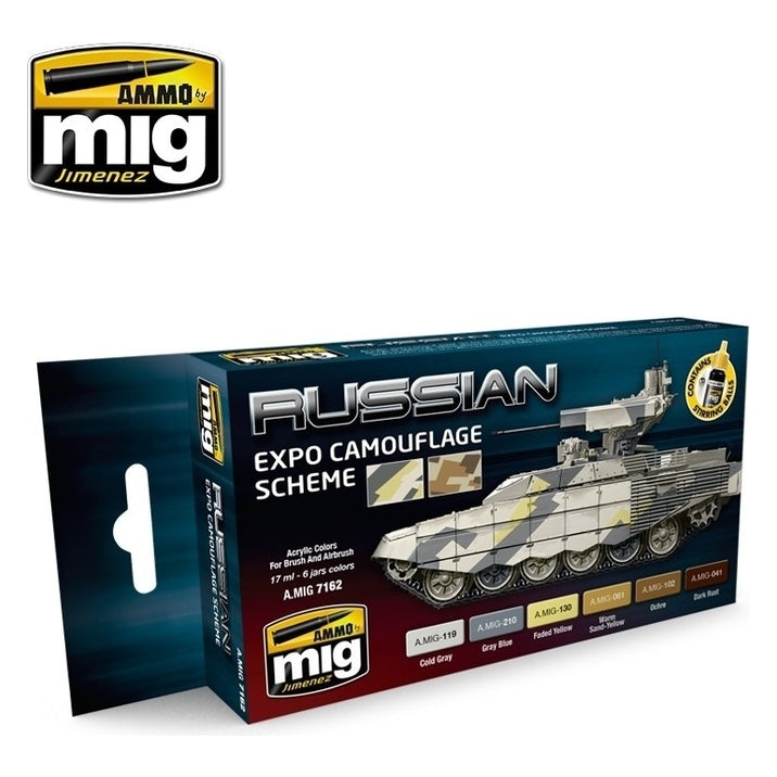 PREORDER Ammo by MIG - Sets - Russian Expo Camouflage Scheme Set