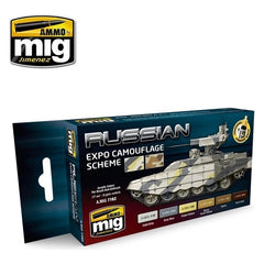 PREORDER Ammo by MIG - Sets - Russian Expo Camouflage Scheme Set