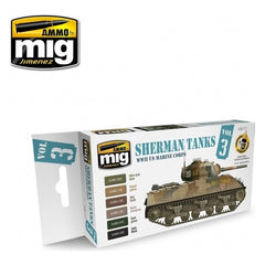 PREORDER Ammo by MIG - Sets - Sherman Tanks Vol. 3 (Wwii Us Marine Corps) Set