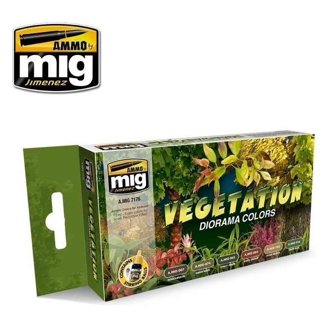 PREORDER Ammo by MIG - Sets - Vegetation Diorama Colors Set