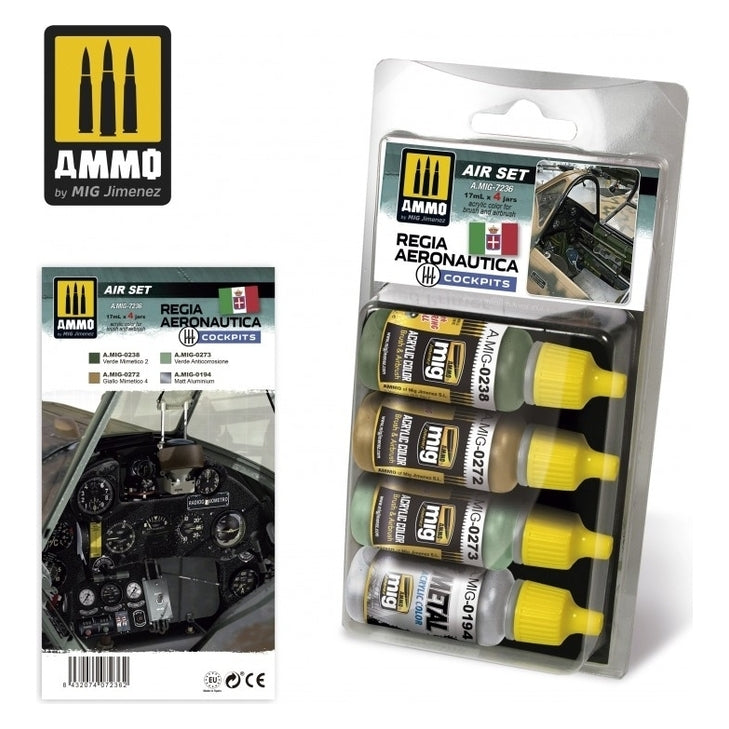 PREORDER Ammo by MIG - Sets - Regia Aeronautica Cockpits Set