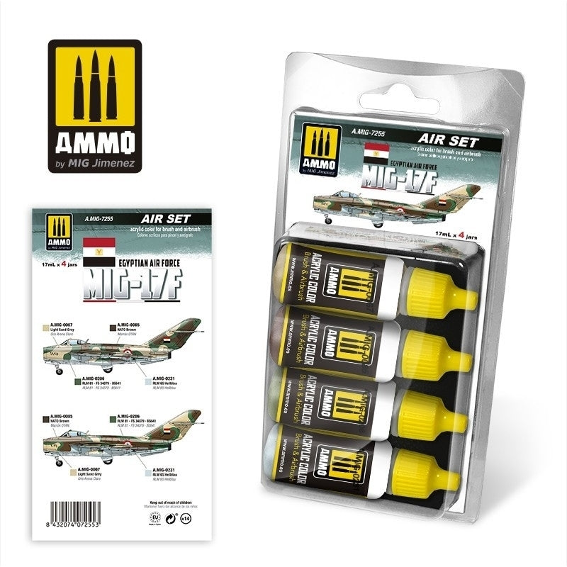 PREORDER Ammo by MIG - Sets - Mig-17F Egyptian Air Force Set
