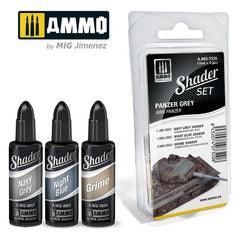 PREORDER Ammo by MIG - Shader - Panzer Grey Set