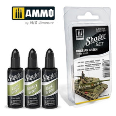 PREORDER Ammo by MIG - Shader -  Russian Green Set