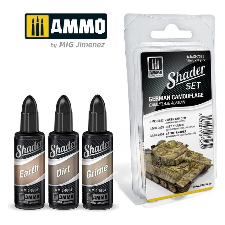 PREORDER Ammo by MIG - Shader - German Camouflage Set
