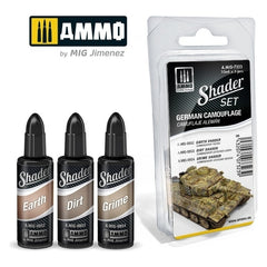 PREORDER Ammo by MIG - Shader - German Camouflage Set