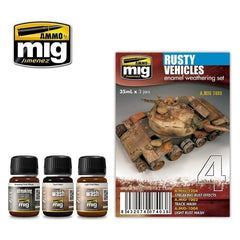 PREORDER Ammo by MIG - Weathering - Rusty Vehicles Set