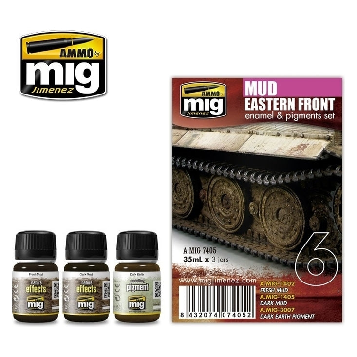 PREORDER Ammo by MIG - Weathering - Eastern Front Mud Set