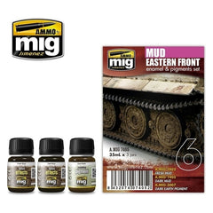 PREORDER Ammo by MIG - Weathering - Eastern Front Mud Set