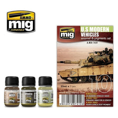 PREORDER Ammo by MIG - Weathering - Us Modern Vehicles Set