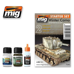 PREORDER Ammo by MIG - Weathering - Winter Camo Starter Set