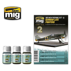 PREORDER Ammo by MIG - Weathering - German Late Fighters Set