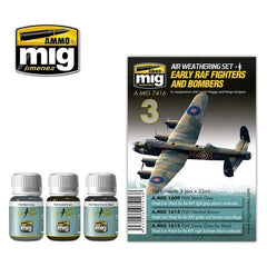 PREORDER Ammo by MIG - Weathering - Early Raf Fighters And Bombers Set