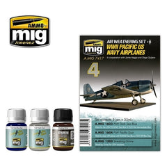 PREORDER Ammo by MIG - Weathering - Wwii Pacific Us Navy Airplanes Set