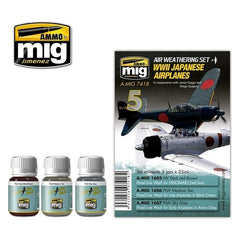 PREORDER Ammo by MIG - Weathering - Wwii Japanese Airplanes Set