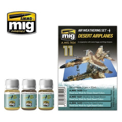 PREORDER Ammo by MIG - Weathering - Desert Airplanes Set