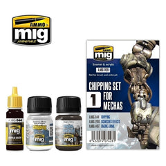 PREORDER Ammo by MIG - Weathering - Chipping For Mecha Set