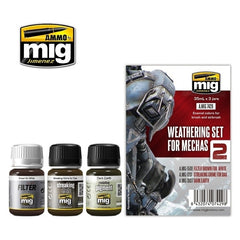 PREORDER Ammo by MIG - Weathering - Weathering For Mechas Set